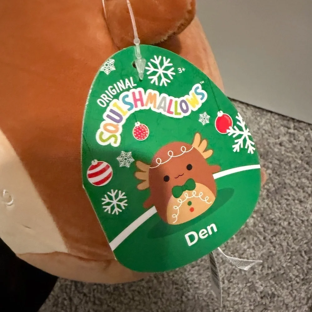 Den the Cute Reindeer Plush Toy with Bow Tie squishmellow